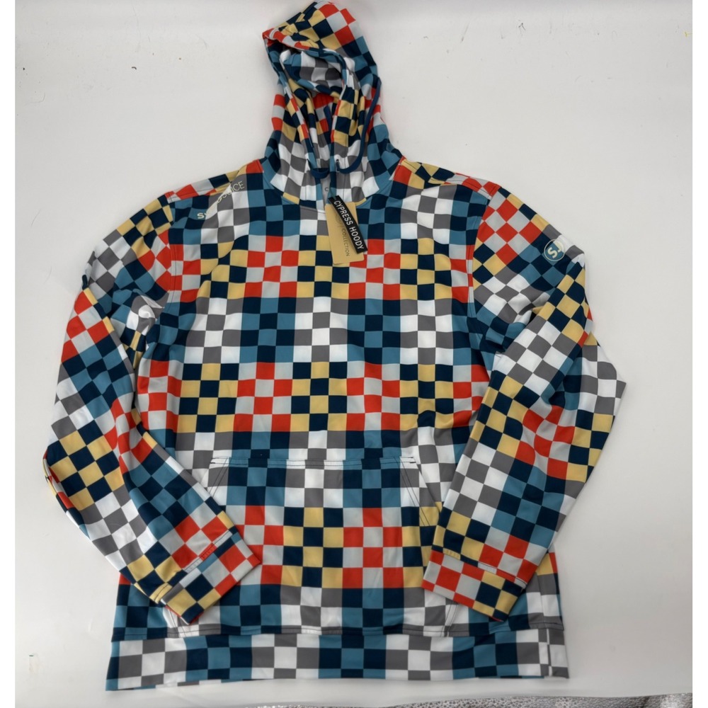 Swing Juice Cypress Hoody Mens XL Luxury Collection Checkered Golf Performance